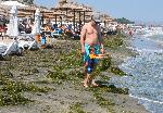 Бургас - Бурно море в навечерието на Голяма Богородица