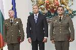 Президентът връчи пагоните на двама нови генерали
