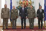 София - Президент - Връчване на пагони - Бригадни генерали