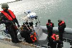 Бургас - Демонстрация по задържане на кораб в акваторията на пристанище Бургас