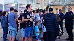 София - Пристигане на националния отбор на Англия