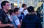София - Пристигане на националния отбор на Англия