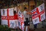 Английски фенове окупираха столичните заведения