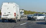 Катастрофа затруднява трафика по магистрала "Тракия" посока Пловдив