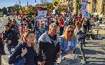 Варна - Протест срещу стратегията за детето