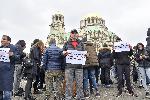 Протест срещу избора на Валери Симеонов за зам.-председател на Народното събрание