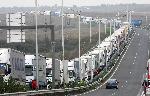 Десеткилометрова колона тирове на Капитан Андреево