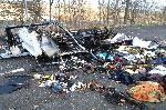 Бургас - Жертва на пожар в каравана