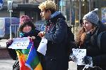 СОФИЯ - Протест на Българската организация Студентско общество за равенство и международната мрежа на Women’s March Global за правата на жените