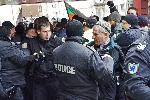 СОФИЯ - МРРБ - Сблъсъци между полиция и протестиращи от "Възраждане"
