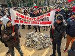 Варна - Протест срещу наредбата за касовите апарати