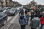 СОФИЯ - Протест срещу наредбата за касовите апарати - Блокада на кръстовища