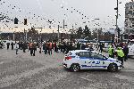 СОФИЯ - Протест срещу наредбата за касовите апарати - Блокада на кръстовища