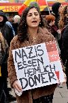Германия - Ханау - Митинг срещу ксенофобията