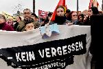 Германия - Ханау - Митинг срещу ксенофобията