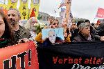 Германия - Ханау - Митинг срещу ксенофобията