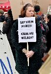 Германия - Ханау - Митинг срещу ксенофобията