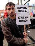 Германия - Ханау - Митинг срещу ксенофобията