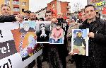 Германия - Ханау - Митинг срещу ксенофобията