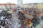 Германия - Ханау - Митинг срещу ксенофобията