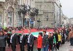 Русе отбеляза Трети март с парад на техника и 80-метрово знаме