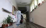 Хасково - Зараза коронавирус - Дезинфекция в училище „Васил Левски“