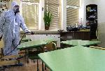 Хасково - Зараза коронавирус - Дезинфекция в училище „Васил Левски“