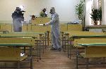 Хасково - Зараза коронавирус - Дезинфекция в училище „Васил Левски“