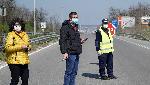 Кметът на Хасково посети КПП на изхода на града