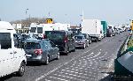Границата Надлак Унгария - Румъния - Опашки от автомобили