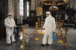 Бургас - Пандемия коронавирус - Дезинфекция на църковни храмове