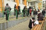 Бургас - Пандемия коронавирус - Опашки пред Регионалната агенция по заетост