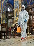 Варна - Дезинфекция на църква