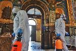 Варна - Дезинфекция на църква