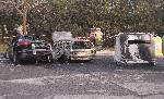 Бургас - Опожарени автомобили