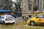 Патрулка катастрофира в центъра на София