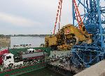 Русе - Транспортиране на верижни машини за „Балкански поток“
