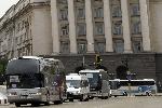 София - Протест на автобусни превозвачи в туризма