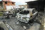 Камено, Бургас - Опожарени автомобили