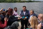 Варна - Смяна на тръба в езерото