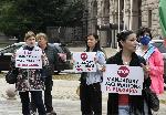 Два протеста събраха малцина в центъра на столицата