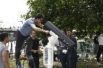 Инсталация показва шумовия фон на възлово кръстовище в София