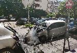 София - Запалени автомобили - Квартал "Хиподрума"