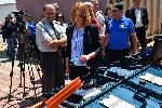 Фандъкова на учение на „Аварийна помощ и превенция“ при наводнение край Панчарево