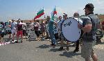 Русе - Протестна блокада на главния път Русе - Варна