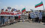 Русе - Протестна блокада на главния път Русе - Варна