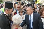 София - Президентът слезе при потестиращите пред "Дондуков"2