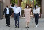 София - Протест в подкрепа на президента