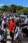 БУРГАС, плаж Росенец - масово нашествие на летовници пред лятната резиденция на Ахмед Доган