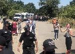 БУРГАС, плаж Росенец - масово нашествие на летовници пред лятната резиденция на Ахмед Доган